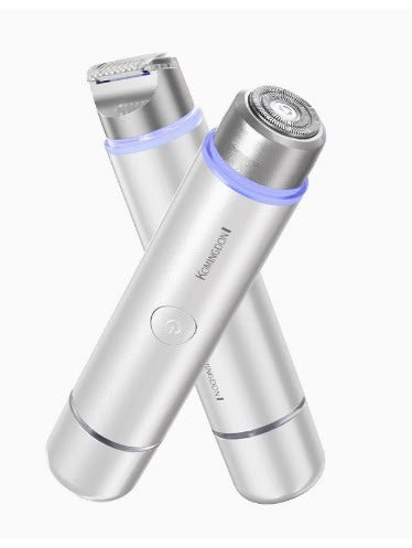 Depilador portátil lavable de doble cabeza